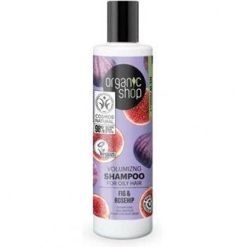 Organic Shop Volumizing Shampoo Oily Hair Fig & Rosehip 280ml