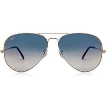 RayBan Aviator Sunglasses RB3025 0033F Size 58 Silver