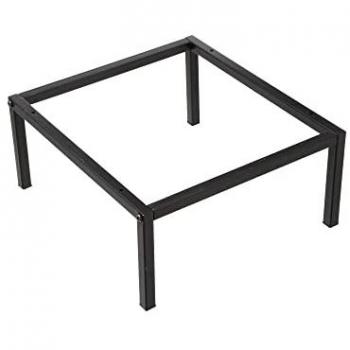 Base de estantería metálica con pies Mix n Modul 34 x 29 cm - Color negro