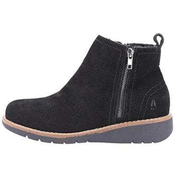 Hush Puppies Libby Women's Memory Foam Black Suede Boots - UK Size 3