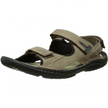 TBSCarway - sandalias de punta abierta Hombre, Marrón, 41