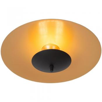 Lámpara de Techo LED Vulcan Ø 35 cm, Regulable, 9W, 900 lm, Negro y Oro