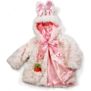 Bunnies by the Bay The Original Cuddle Coat, White, 3-6 Months by Bunnies by the Bay