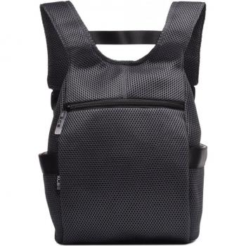 Mochila antirrobo grande unisex en color humo con efecto 3D