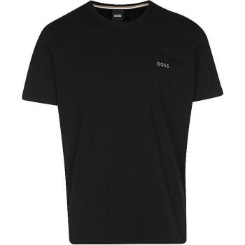 Camiseta negra Mix&Match para hombre BOSS con cuello redondo