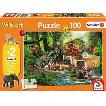 Puzzle Estación de Investigación Croco - 100 Piezas Schmidt Spiele