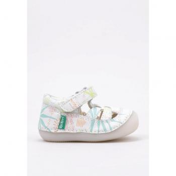 Kickers SUSHY SANDALIA PLANA bebé niña (hasta talla 30) Blanco
