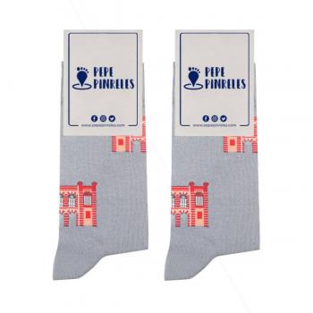 Calcetines Pepe Pinreles Fachada Falla Gris