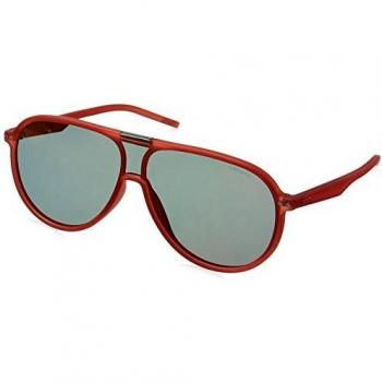 Polaroid PLD 6025 Unisex Acetate Sunglasses with Red and Orange Speckled Design