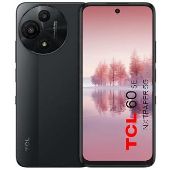 Smartphone TCL 60 SE NXTPAPER 5G, Pantalla 6.7, RAM 8GB, Almacenamiento 256GB, Doble SIM, Batería 5200mAh, Color Gris Espacial