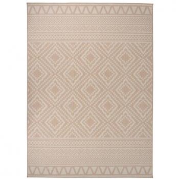 Alfombra de exterior de tejido plano 200x280 cm Color Gris, Taupé, Marrón - Alfombra de Piso para Sala de Estar, Dormitorio, Habitación, Salón