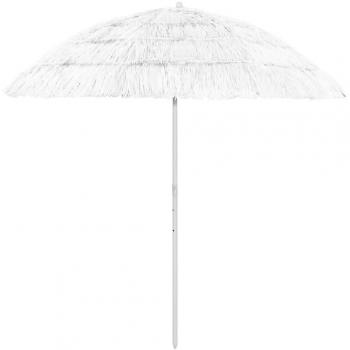 Sombrilla de playa blanca 240 cm