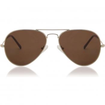 Pilot Full Rim Metal Men's Prescription Sunglasses Gold Size 55 - SmartBuy Collection