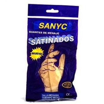 SANYC 8431026011763 Guante Satinado T/G, Negro, Estandar
