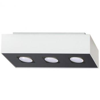 Aplique de Techo MONO 3 Focos GU10 Blanco