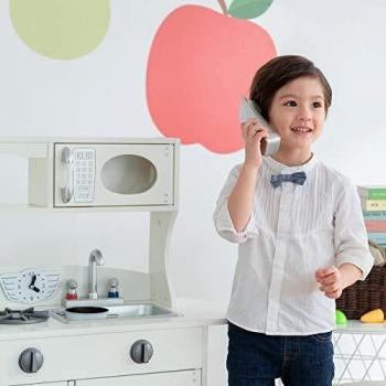 Teamson Kids Little Chef Westchester Retro Play Kitchen - Ivory - White