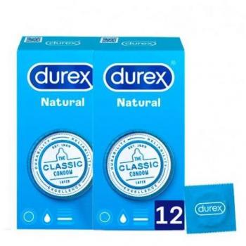 Durex Natural Plus Preservativos Duplo 24 Unidades
