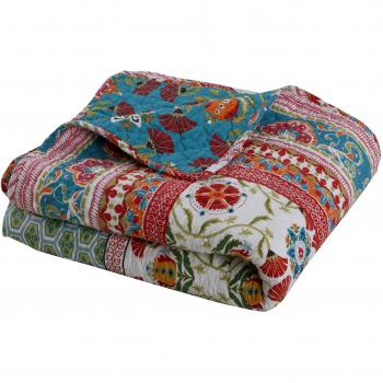 Greenland Home Thalia Quilted Cotton Throw
