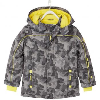 VERTBAUDET Parka de esquí niño Gris Oscuro Estampado 3A