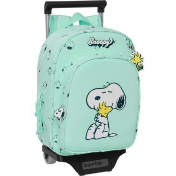 Mochila Escolar Groovy Snoopy 34cm - Ergonómica y Resistente