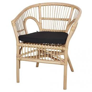 Silla de Ratán Natural Kelek Estilo Bistró