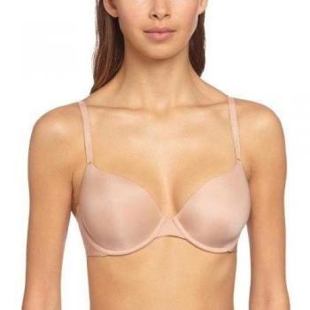 Triumph Women's Underwired T-Shirt Bra Body Make-Up Smooth Skin Beige 75B