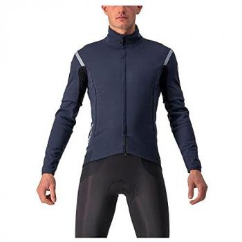 Chaqueta Castelli Perfetto RoS 2 GORE-TEX INFINIUM™ convertible, mangas desmontables, azul oscuro plata, tamaño L