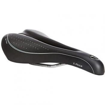 Sportourer X Race Gel Flow  Sillín, Unisex Adulto, Negro/Negro, Nicht zutreffend