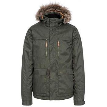 Trespass Kingpeak Waterproof Windproof Padded Walking Jacket Coat para Hombre, XL, Verde