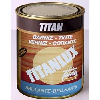 Titanlux M41909 - Barniz tinte brillante para madera 125ml palisan 1006