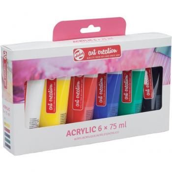 Set de Pintura Acrílica ArtCreation Esenciales 6 x 75 ml