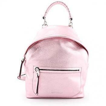 Leonie Leather Mini Backpack Coccinelle Bubble Gum Met.