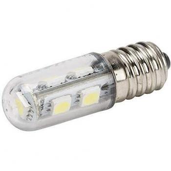 Greenice | Bombilla de LEDs E14 Pebetera 48Mm Largo 1W 100Lm 30.000H | Blanco Frío