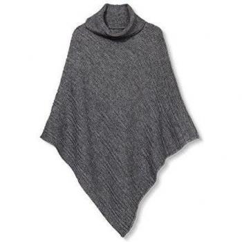 ESPRIT 096EA1Q025, poncho Mujer, Gris