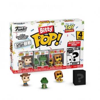 Funko Bitty Pop! Toy Story 4-Pack - Woody, Rex, Slinky Dog & Mystery Figure