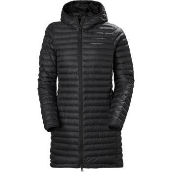 Helly Hansen Women's Sirdal Long Insulated Jacket - Relaxed Fit, Black