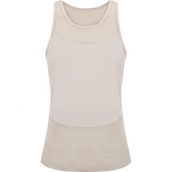 Camiseta de mujer Kiava Born Living Yoga, tirantes, color blanco, talla S