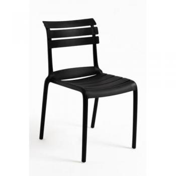 Silla Lamix Jardín - Color Negro - Resistente y Elegante