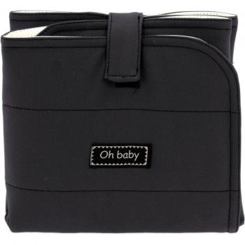 Cambiador de viaje para bebé Rosy Fuentes - Cambiador portátil, diseño compacto, fácil de transportar, material resistente al agua, acolchado para mayor comodidad del bebé, incluye bolsillos para almacenamiento