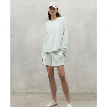 Shorts de mujer verde con bolsillos laterales y ajuste de cordón - ECOALF