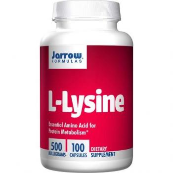 Jarrow Formulas L-Lysine 500 mg 100 Capsules