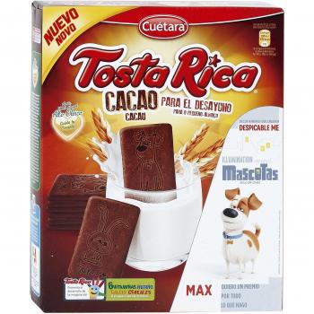 Tosta Rica Caja de Galletas con Cacao - 570 gr