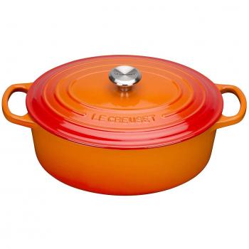 Le Creuset Signature Oval Dutch Oven 35 cm in Volcanic Orange