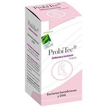 100% Natural ProbiTec Embarazo y Lactancia Omega 3. Caja 30 Capsulas