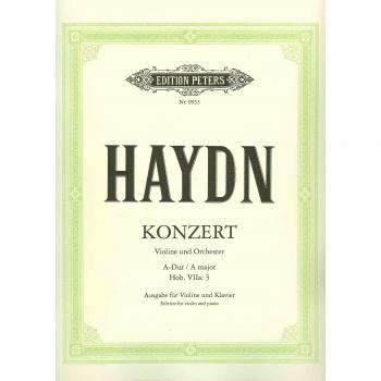 Concierto para Violín y Orquesta en La Mayor - Hob. VIIa: 3 - Edición para Violín y Piano de Haydn, Joseph