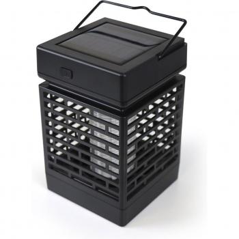Lámpara antimosquitos solar Jata MOST3523 para exterior, cobertura de 60 m2, 2 en 1 atrapa mosquitos y lámpara