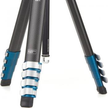 Benro CyanBird Carbon Fiber Tripod with FS20PRO Video Head, 5-Section, Adjustable Height 18-152cm, Load Capacity 4.5kg