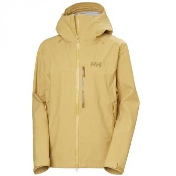 Helly Hansen Women's Verglas Backcountry Ski Shell Jacket Beige L