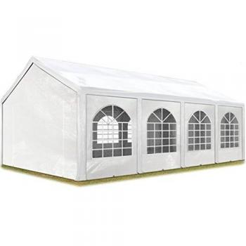 Carpa de fiesta TOOLPORT 3x9 m, alta calidad, lona PE 450, blanca