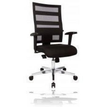Topstar Xpander - Silla de oficina, 100 x 48 x 45 cm, color  plateado